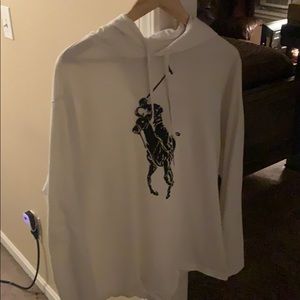 White Polo Hoodie
